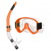Подводна маска и шнорхел - оранжеви HL 116128 