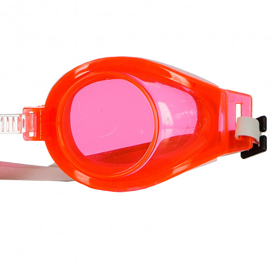 Комплект - очила за плуване и тапи за уши - оранжев HL 116188 2
