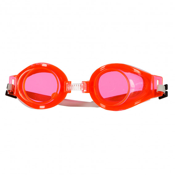 Комплект - очила за плуване и тапи за уши - оранжев HL 116189 3