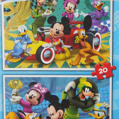 Детски пъзел 2 в 1 Мики и приятели състезатели Mickey Mouse 116933 5