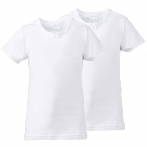Памучен комплект от два броя тениски за момиче Idexe 116992 