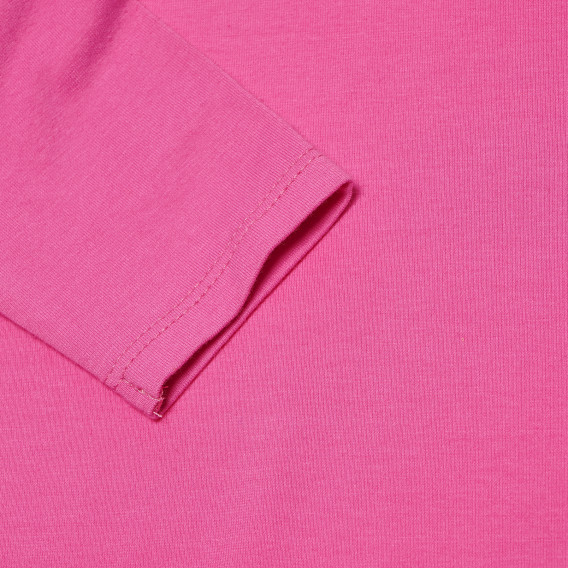 Блуза за бебе със звездичка от пайети, розова Birba 117181 3