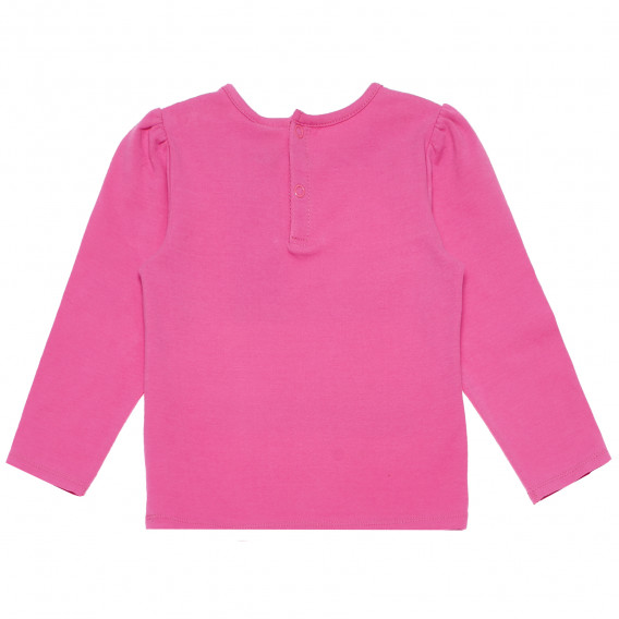 Блуза за бебе със звездичка от пайети, розова Birba 117182 4