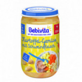 Пюре от картофи и зеленчуци със свинско, бурканче 250г Bebivita 117602 