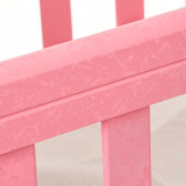 розово Бебешко креватче с класически дизайн и люлеещо се кошче Dizain Baby 117777 7