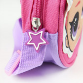 Малка чанта за носене през рамо с 3D ефект за момиче Lol с картинка на момиченце, розова LOL 118805 3