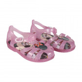 Летни сандали с принт на Minnie Mouse за момиче, розови Minnie Mouse 118858 