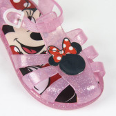 Летни сандали с принт на Minnie Mouse за момиче, розови Minnie Mouse 118862 5