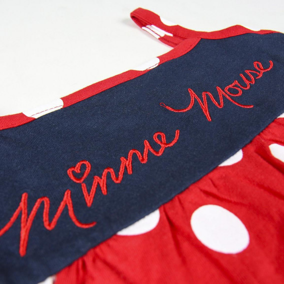 Памучна рокля с принт на Minnie за момиче Minnie Mouse 119038 3