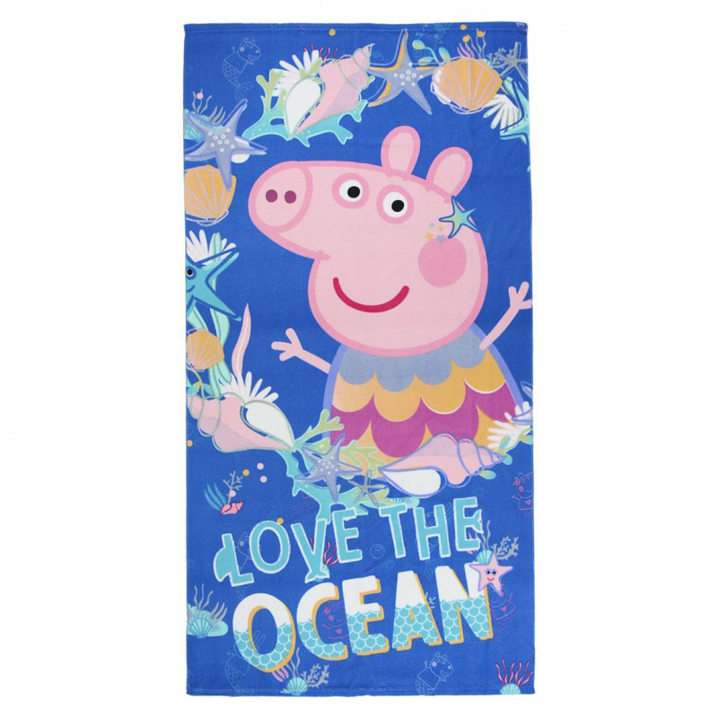 Кърпа за плаж с принт на Peppa Pig за момиче  119113