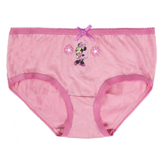 Комплект от 5 броя памучни бикини с принт на Minnie за момиче многоцветни Minnie Mouse 119135 6