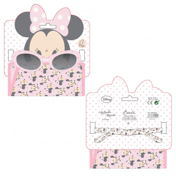 Слънчеви очила за момиче Minnie Mouse с рамка на точки, многоцветни Minnie Mouse 119149 2
