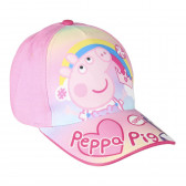 Шапка с принт Peppa Pig за момиче розова Peppa pig 119162 