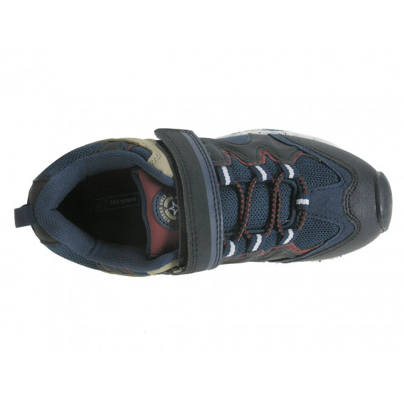 Обувки  с връзки, велкро и гайка с цветни акценти Beppi 12347 3