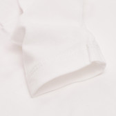 Памучна блуза със сърце за момиче бяла Idexe 123781 4