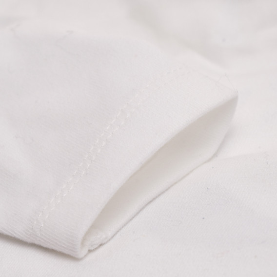 Памучна блуза със странично закопчаване за момче бяла Idexe 123828 4