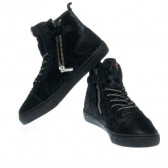 Спортни обувки за момиче в черен цвят с цип и връзки Colmar 12383 