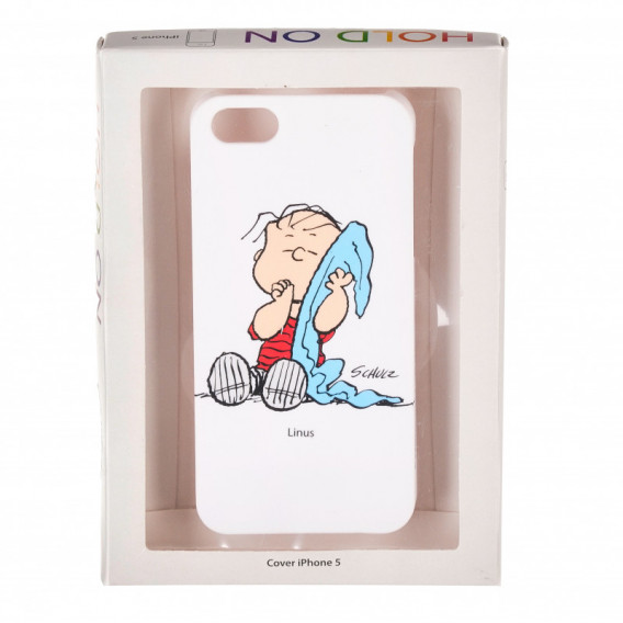 Калъф (гръб) за телефон, iPhone 5, Linus Peanuts 124734 