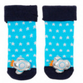 Чорапи с мека играчка - ракета за бебе YO! 124915 