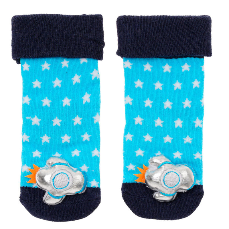 Чорапи с мека играчка - ракета за бебе  124915
