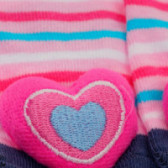 Чорапи с мека играчка - сърце за бебе YO! 124926 2