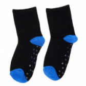 Чорапи със сини акценти черни YO! 124959 