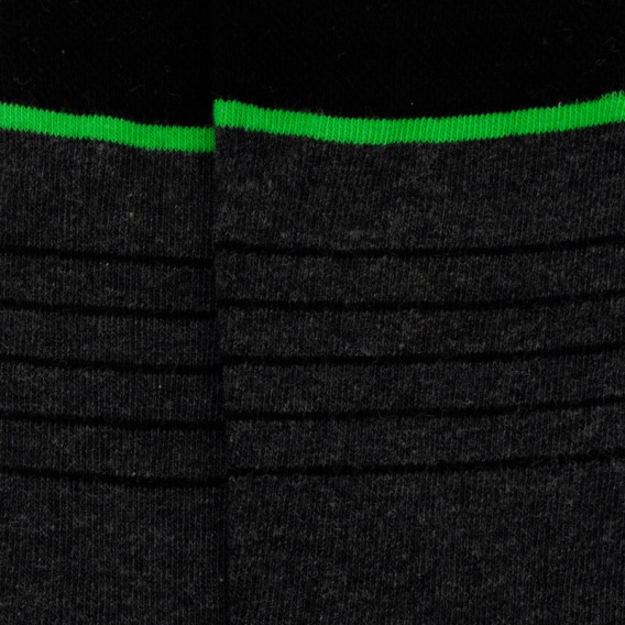 Чорапи с акценти в зелено и черно за момче YO! 125081 2