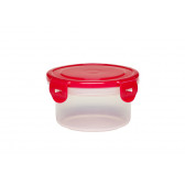 Пластмасова кутия за съхранение на храна с червен капак, 400 мл BebeDue 1264 