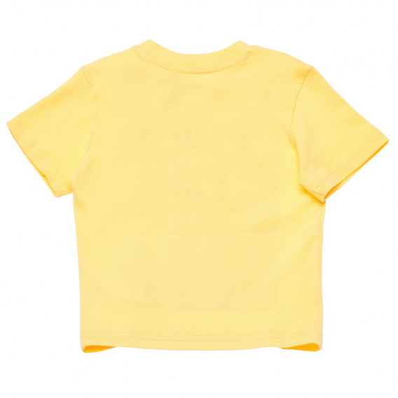 Тениска с щампа за момче жълта Chicco 126698 2