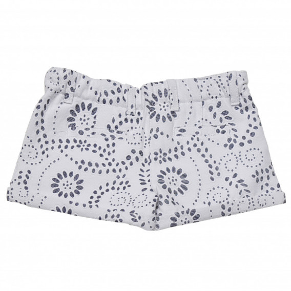 Къси панталони с флорални мотиви за момиче сиви Chicco 126712 2