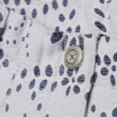 Къси панталони с флорални мотиви за момиче сиви Chicco 126713 3