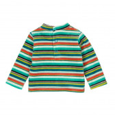 Плюшена блуза с дълъг ръкав за бебе  в многоцветно райе Boboli 127 2