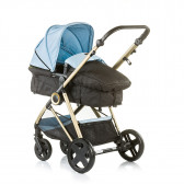 Синя комбинирана детска количка Сенси 2 в 1, 0+ месеца  Chipolino 12734 6
