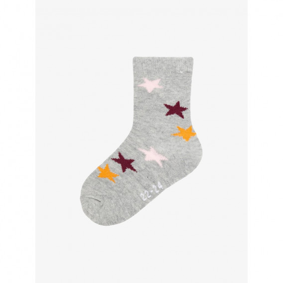 Комплект от 5 броя разноцветни чорапи за момиче Name it 127789 5