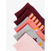 Комплект от 5 броя разноцветни чорапи за момиче Name it 127790 6
