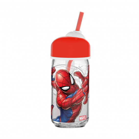 Стъклена бутилка за вода Homecoming 370 мл Spiderman 128401 