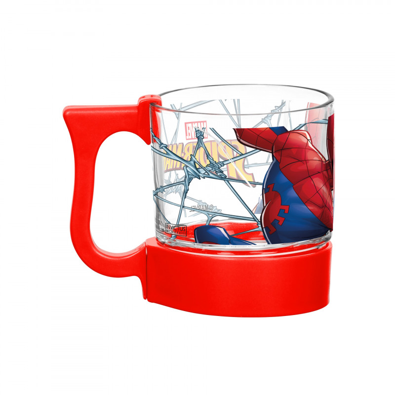 Стъклена чаша Spiderman 280 мл, 3+ години  128422