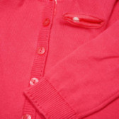 Памучна жилетка за бебе за момиче розова Benetton 130154 3