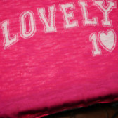 Пуловер с къс ръкав за момиче розов Benetton 130218 3