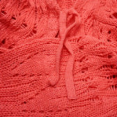 Плетена жилетка за момиче розова Benetton 130244 2