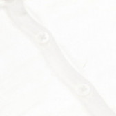 Памучна жилетка за момиче бяла Benetton 130247 3