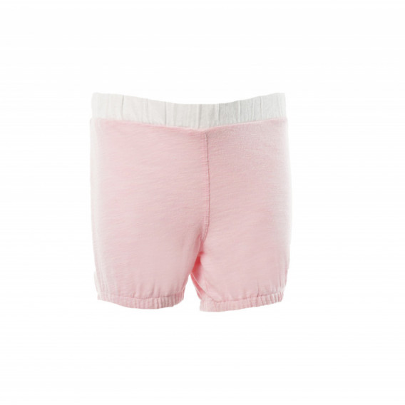 Къси панталони за бебе за момиче розови Benetton 130409 