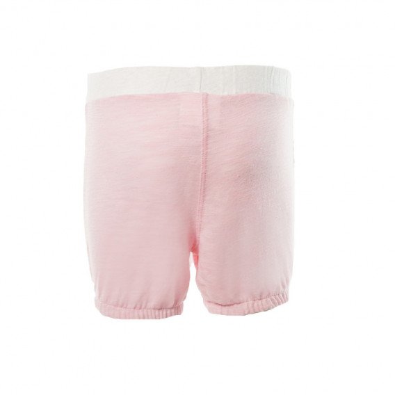 Къси панталони за бебе за момиче розови Benetton 130410 2