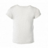 Памучна тениска за бебе за момче сива Benetton 130654 2