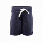 Памучни къси спортни панталони за момче сини Benetton 130750 