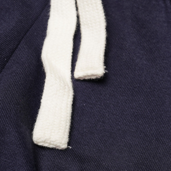 Памучни къси спортни панталони за момче сини Benetton 130753 3