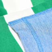 Памучни къси спортни панталони за момче зелени Benetton 130869 4