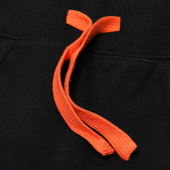 Памучни спортни панталони за момче черни Benetton 130991 3