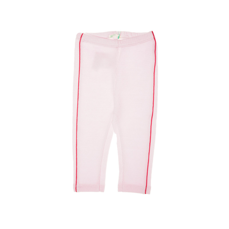 Памучни спортни панталони за бебе за момиче розови  131151