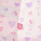 Памучна блуза с дълъг ръкав за бебе за момиче розова Benetton 131180 8